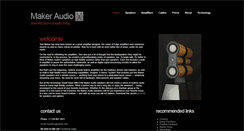 Desktop Screenshot of makeraudio.com